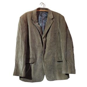 Boulevard Club vintage men's corduroy sport coat blazer suit jacket, size 46 reg